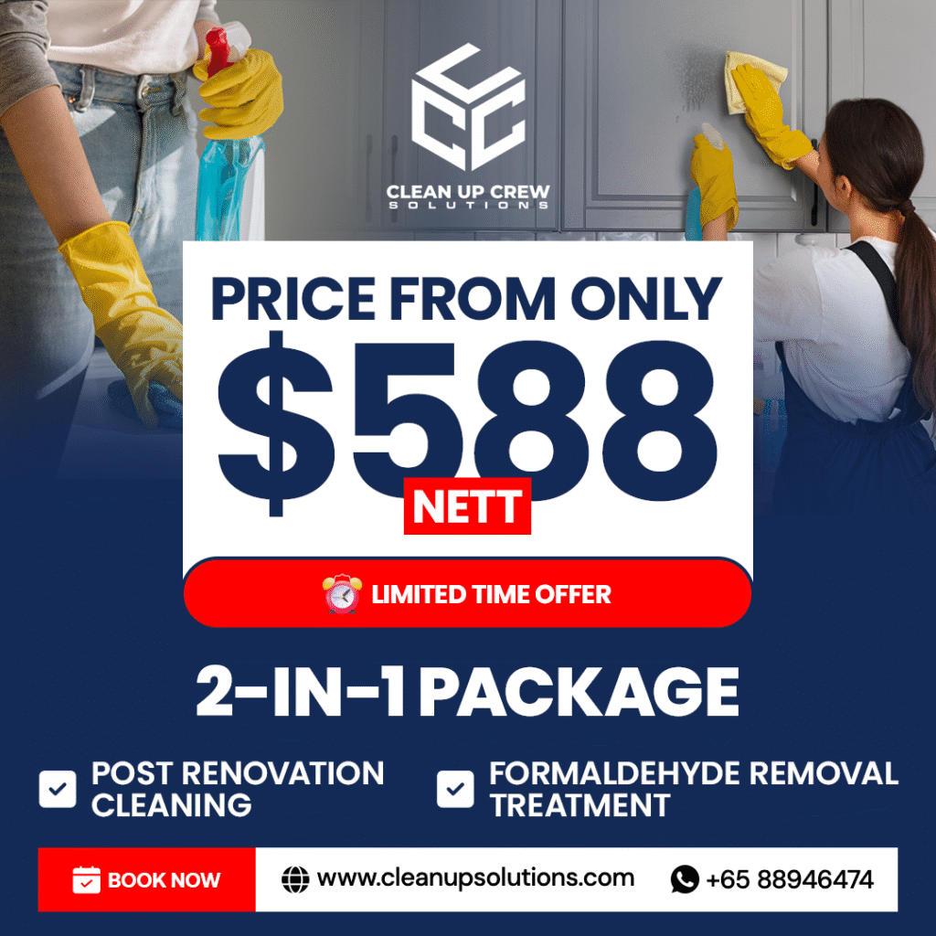 2-IN-1 POST RENOVATION CLEANING & FORMALDEHYDE REMOVAL TREATMENT PACKAGE