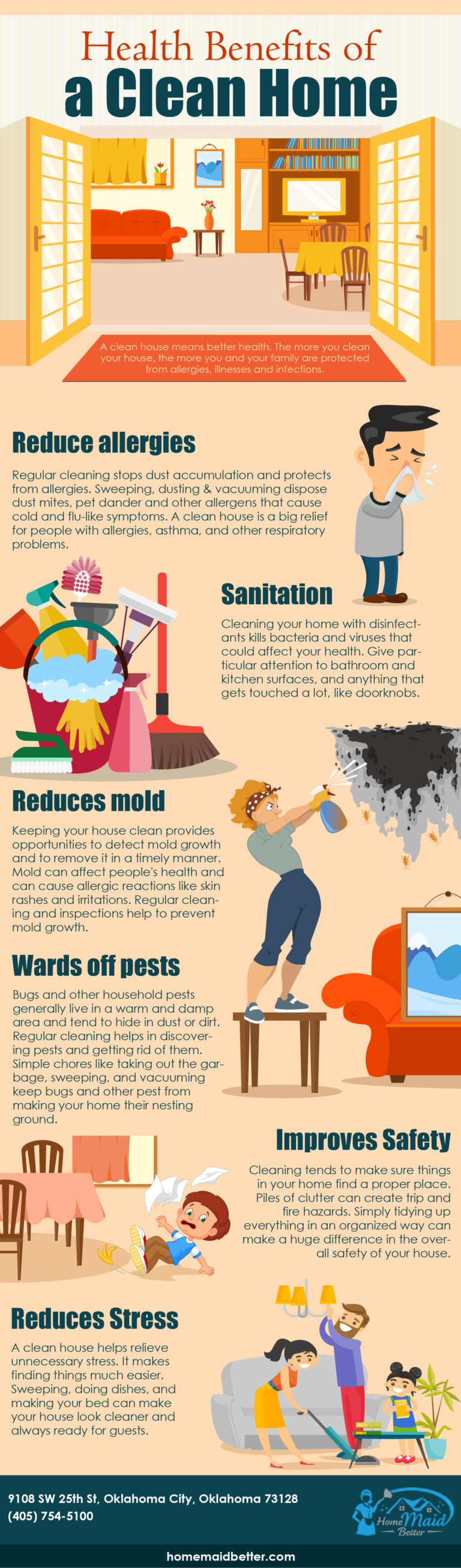 The Health Benefits of a Clean Home